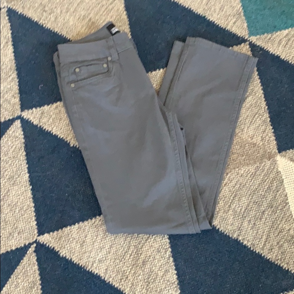 Grey dressdown pants